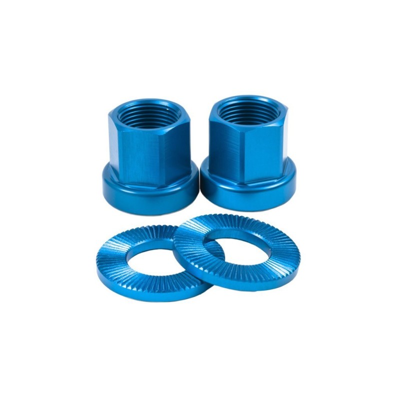 PAIRE D'ECROUS ALU SHADOW 10 MM BLEU